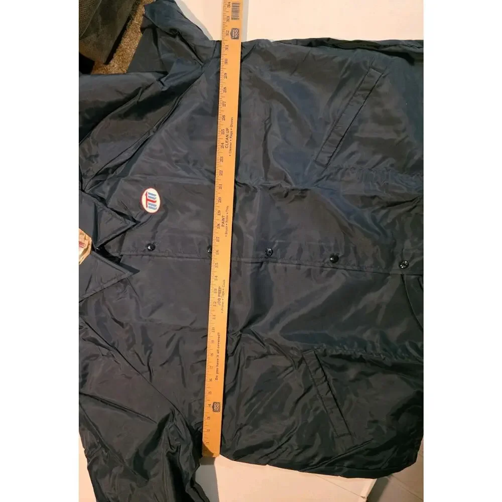 Vintage King Louie Black Jacket United Transportation Union Made in the USA 4XL
